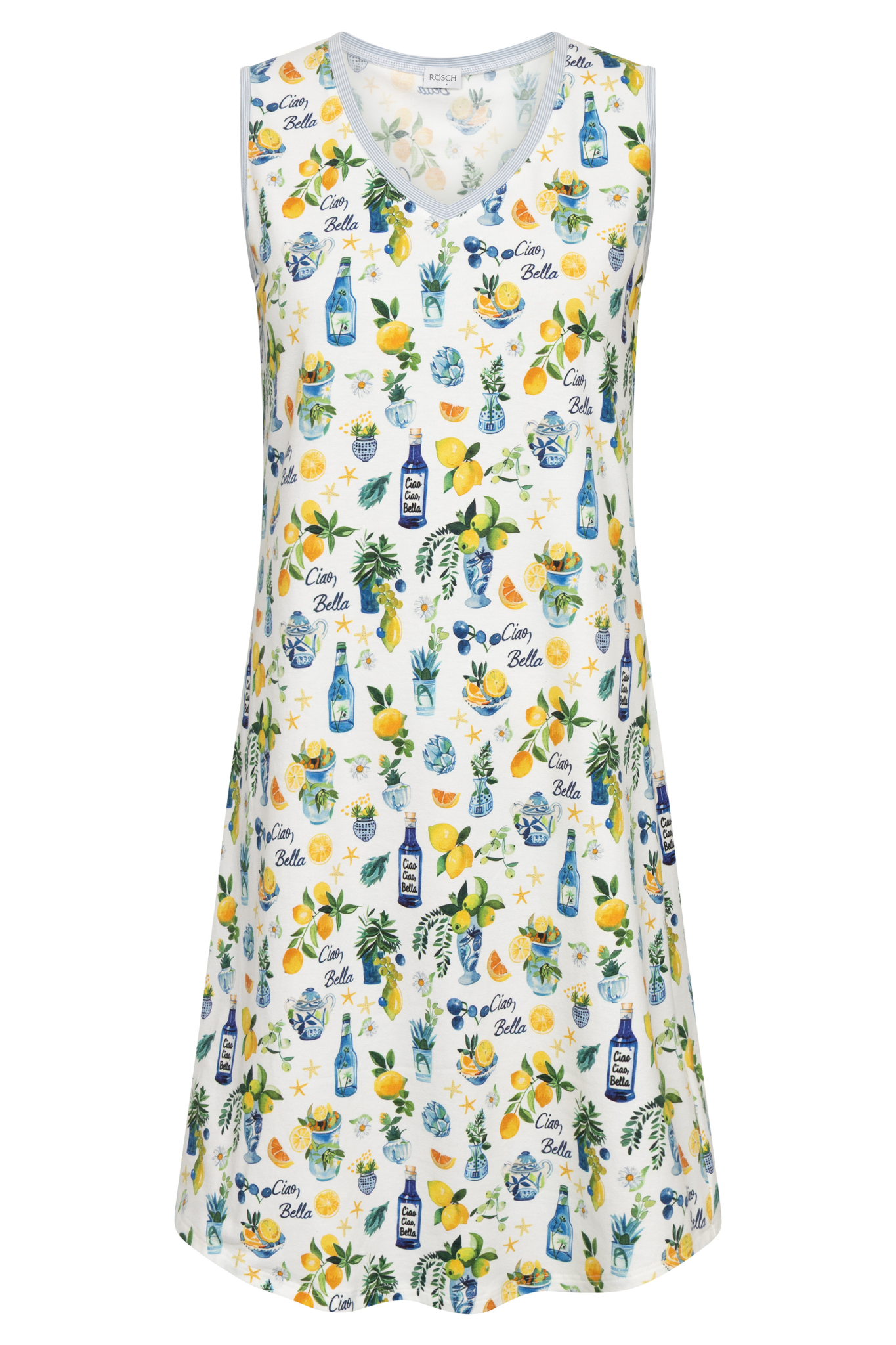 Rösch Nightgown front view in Super Lemon