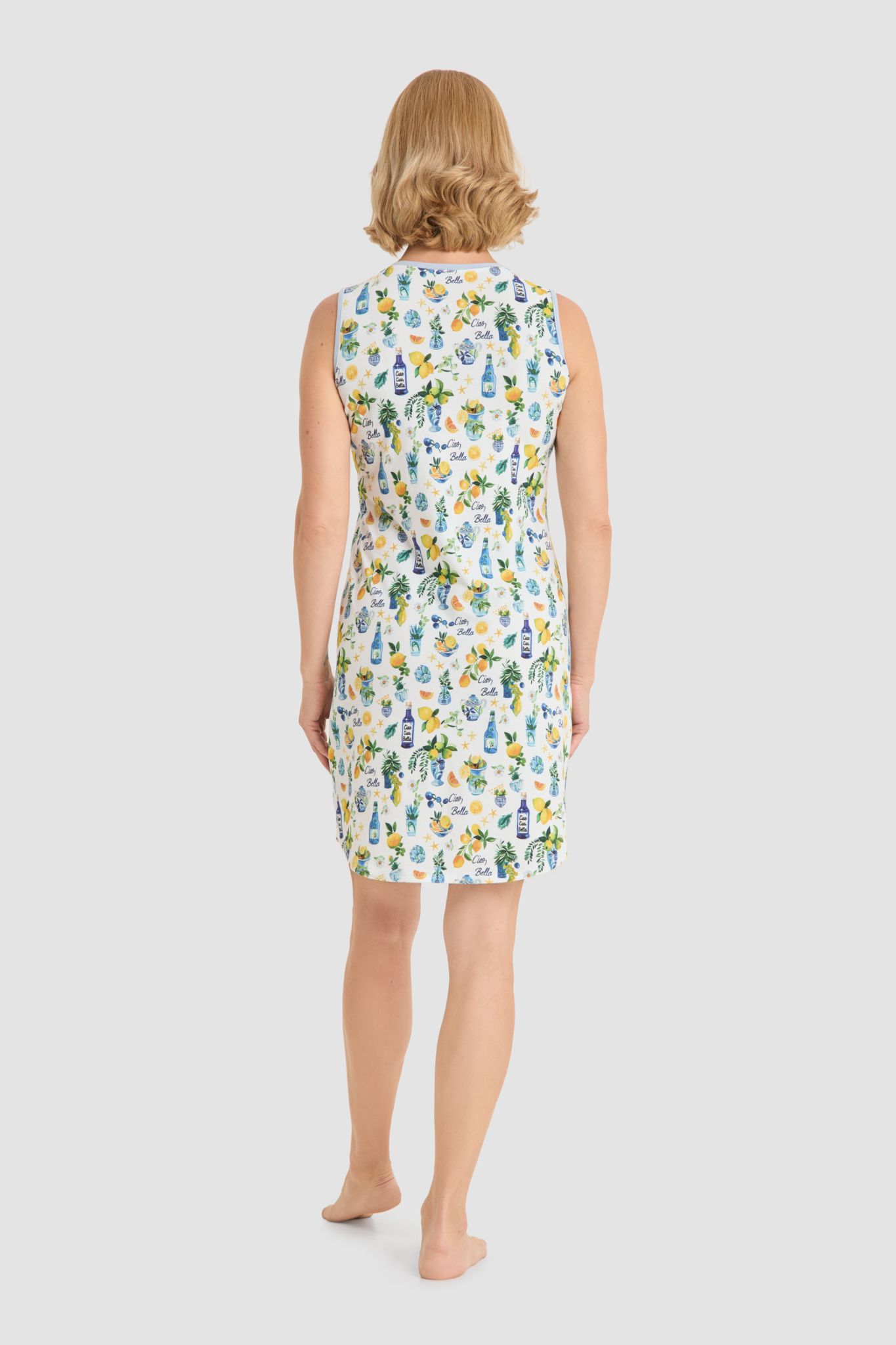 Rösch Nightgown back view in Super Lemon