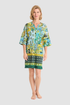 Rösch Nightgown on model in Placed Print