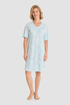 Rösch Nightgown on model in Big Paisley