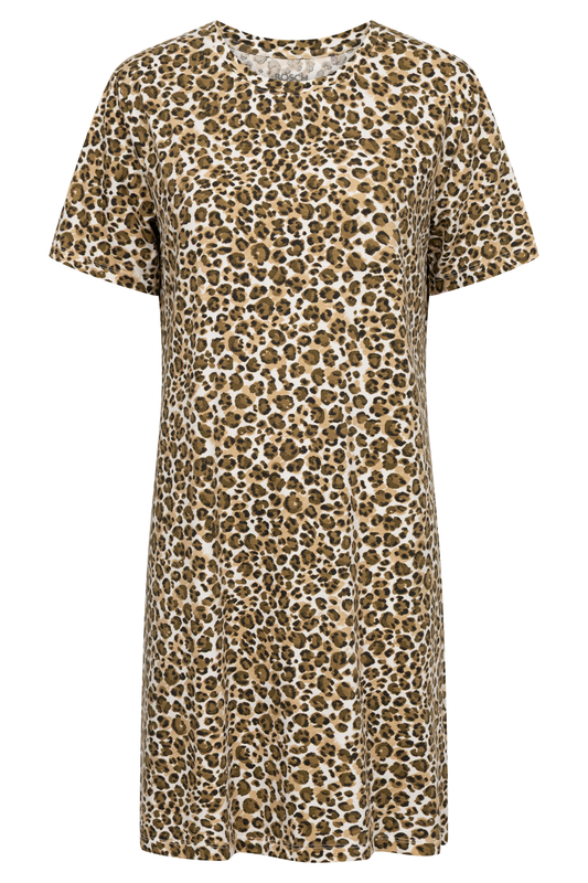 Rösch Nightgown front view in Animalprint