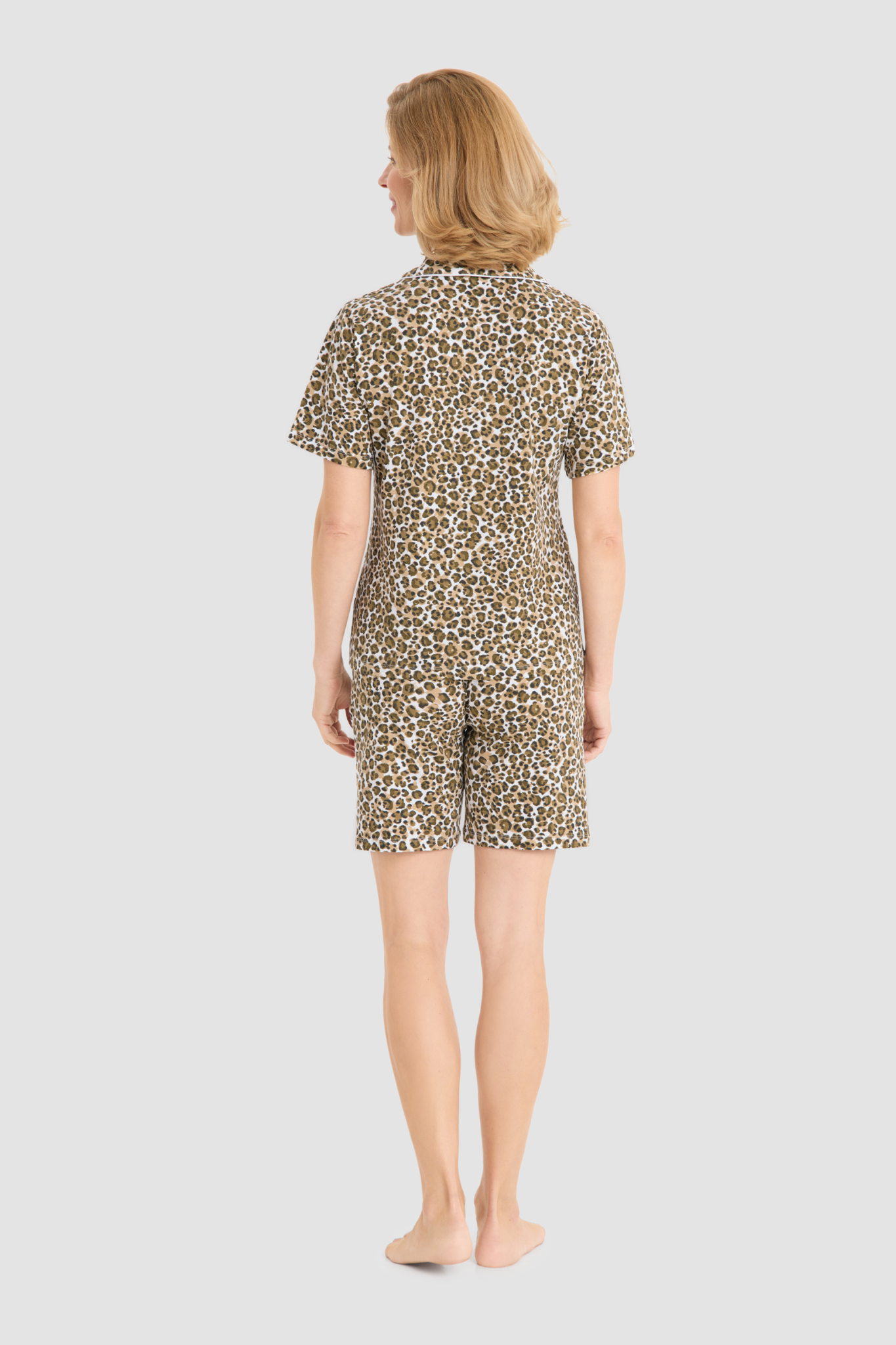 Rösch Lounge Top back view in Animalprint