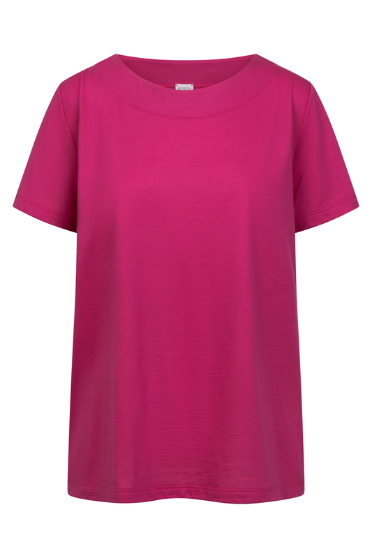 Rösch Lounge Top front view in Fuchsia