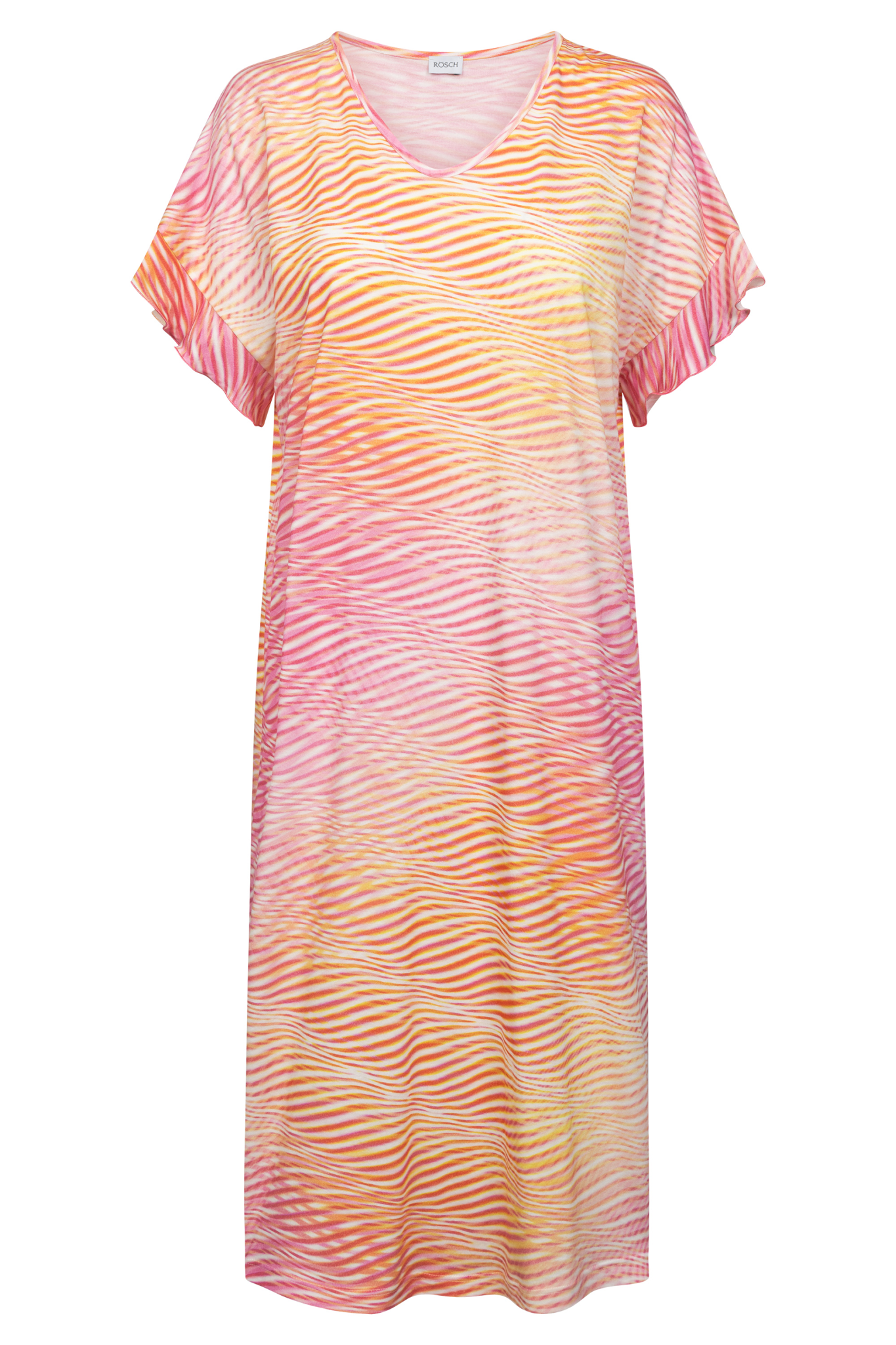 Rösch Nightgown front view in Wild Waves