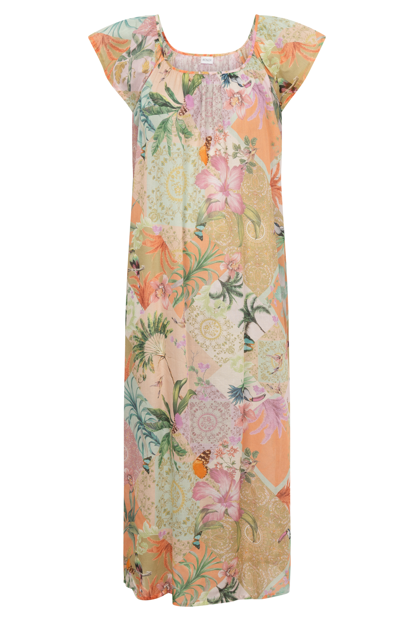 Rösch Nightgown front view in Summer Bloom