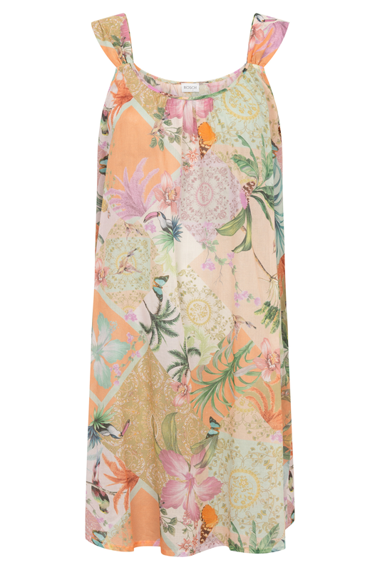 Rösch Nightgown front view in Summer Bloom