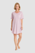 Rösch Nightgown on model in Graphic Print