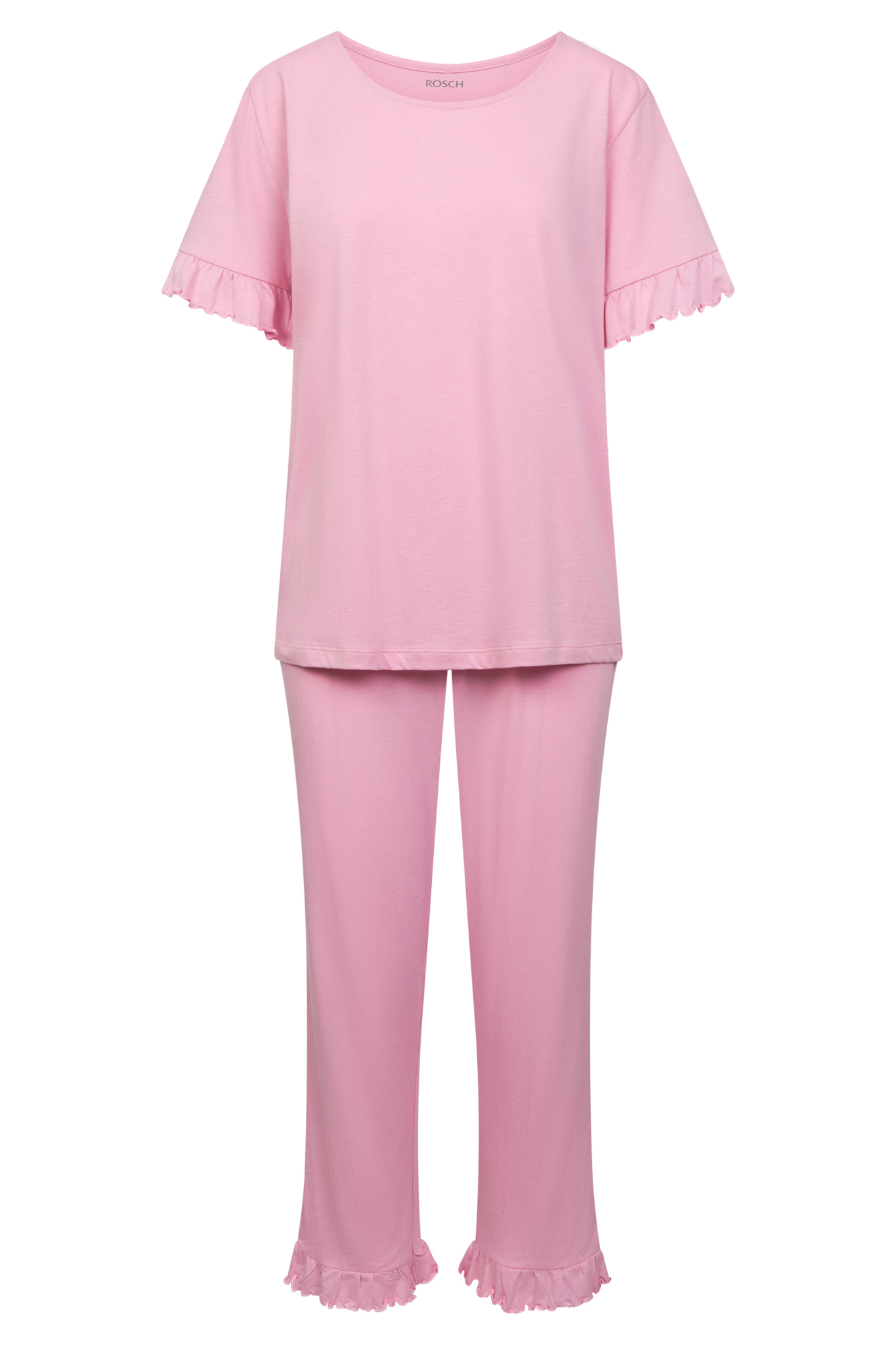 Rösch Pyjamas front view in Paradise Pink