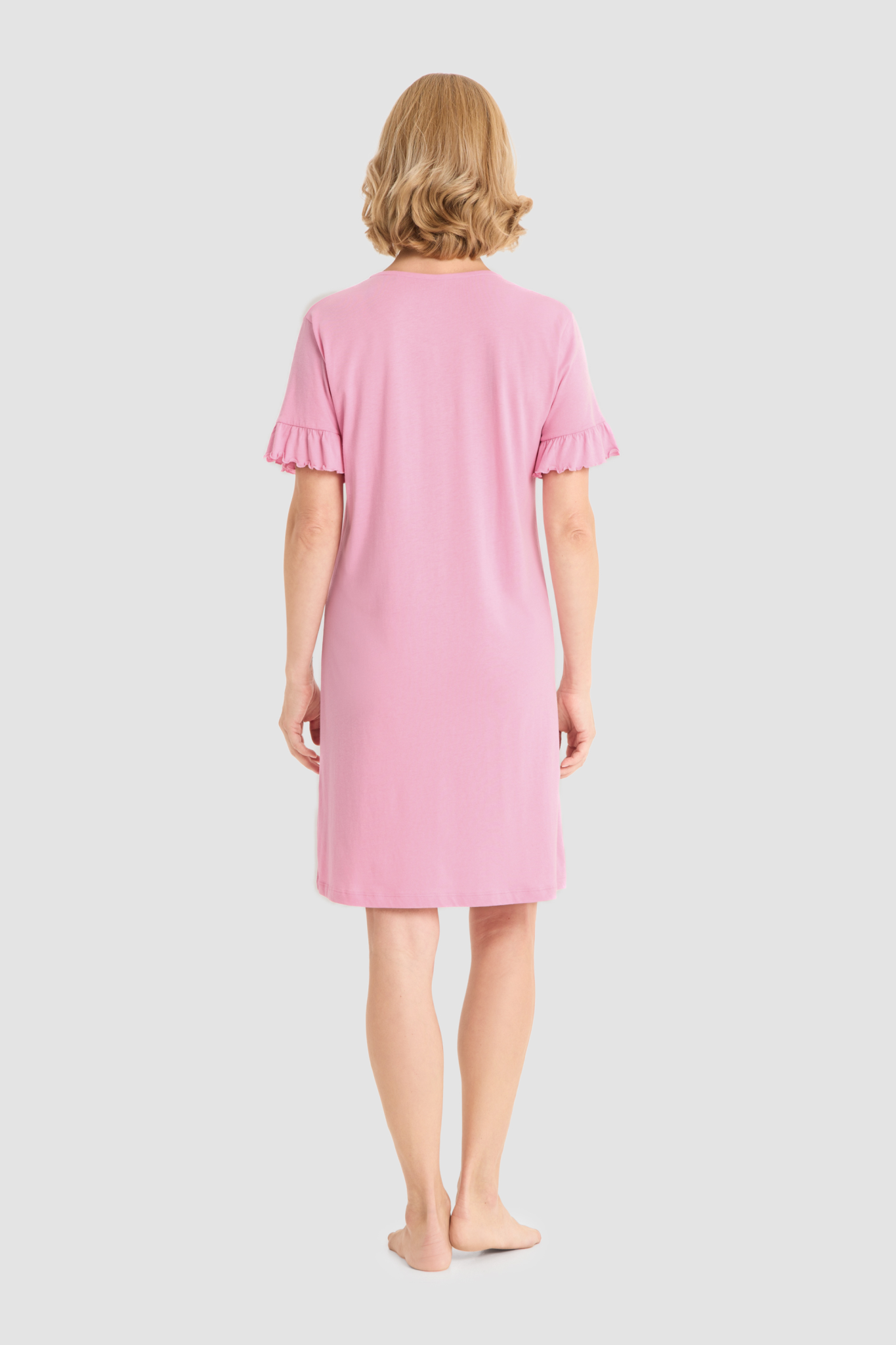 Rösch Nightgown back view in Paradise Pink
