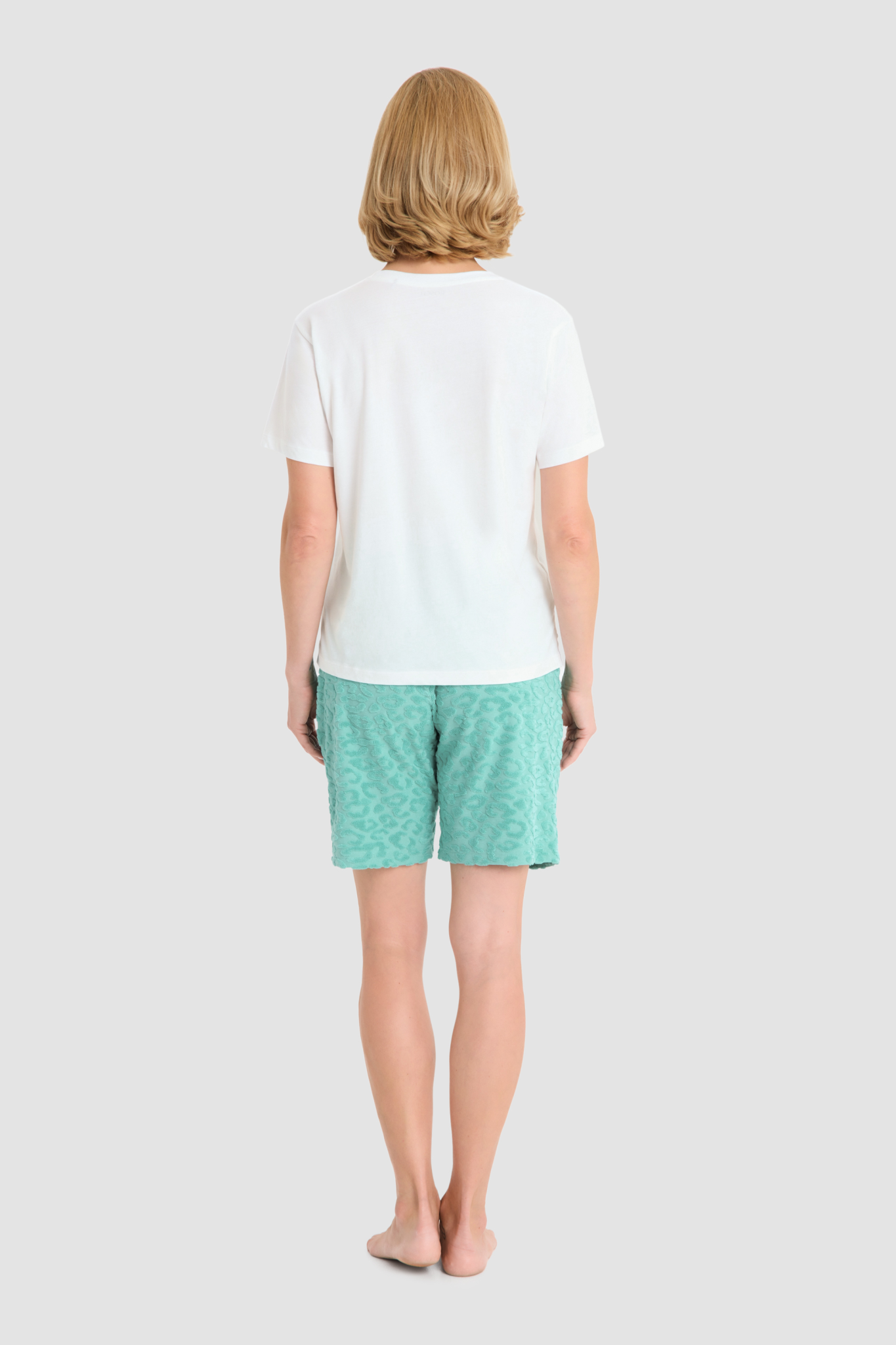 Rösch Lounge Top back view in White