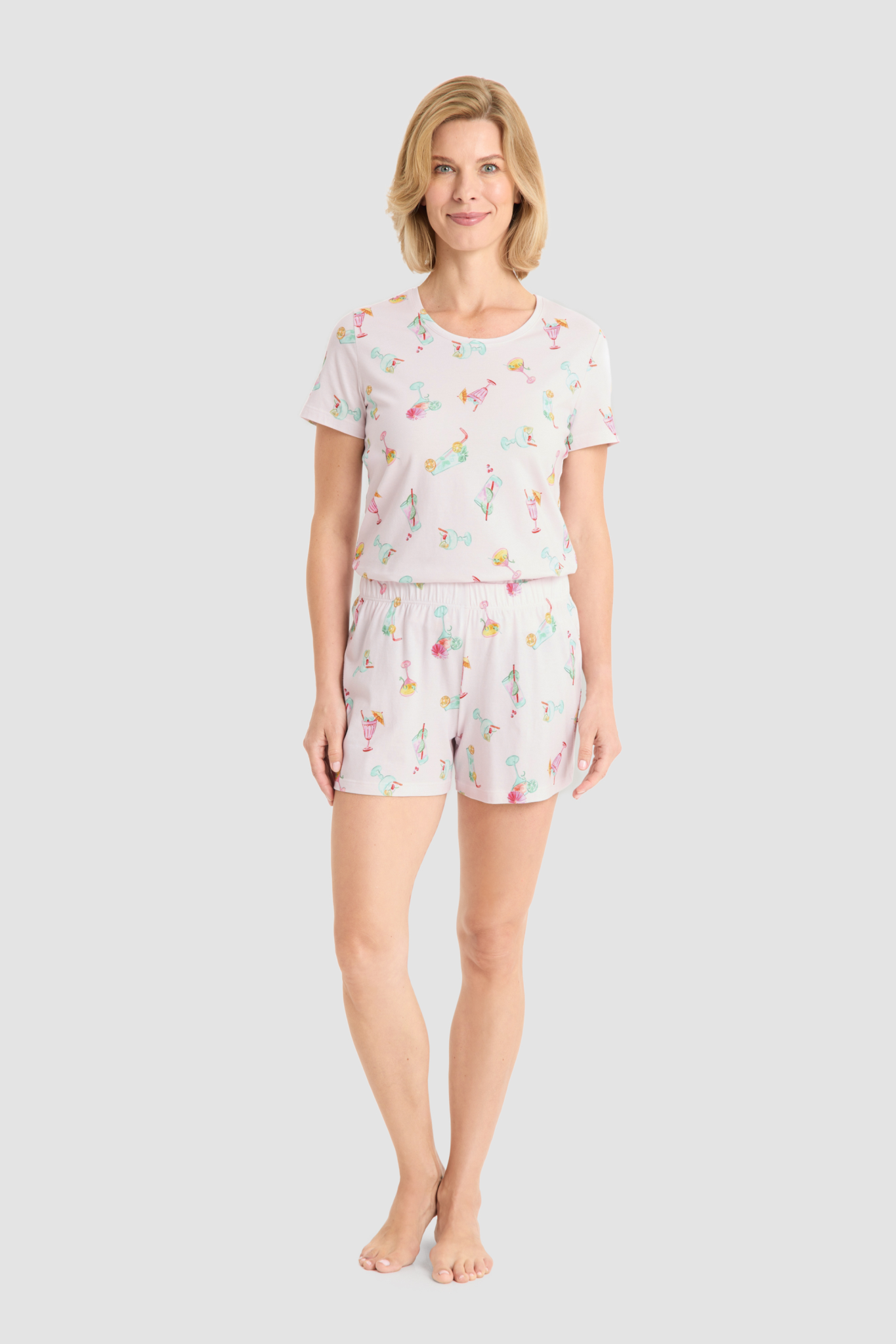 Rösch Lounge Pants on model in Fancyprint