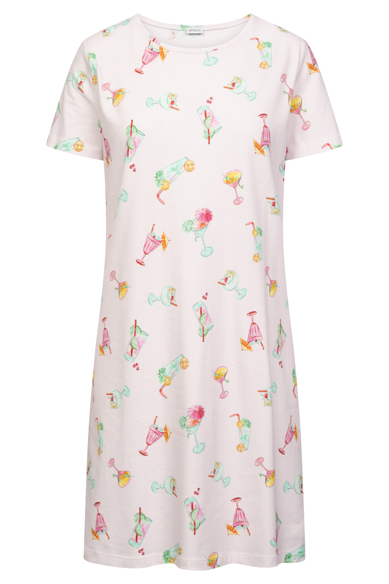 Rösch Nightgown front view in Fancyprint