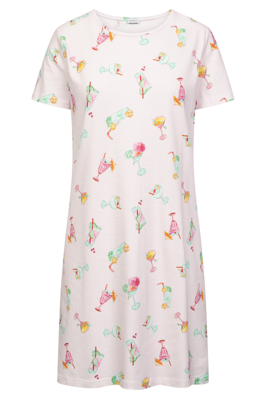 Rösch Nightgown front view in Fancyprint