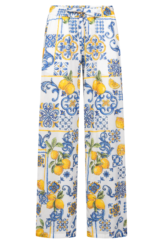 Rösch Lounge Pants front view in Super Lemon