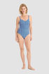 Rösch Swimsuit on model in Graphic Print