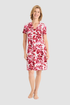 Rösch Beach Dress on model in Pink Flowers
