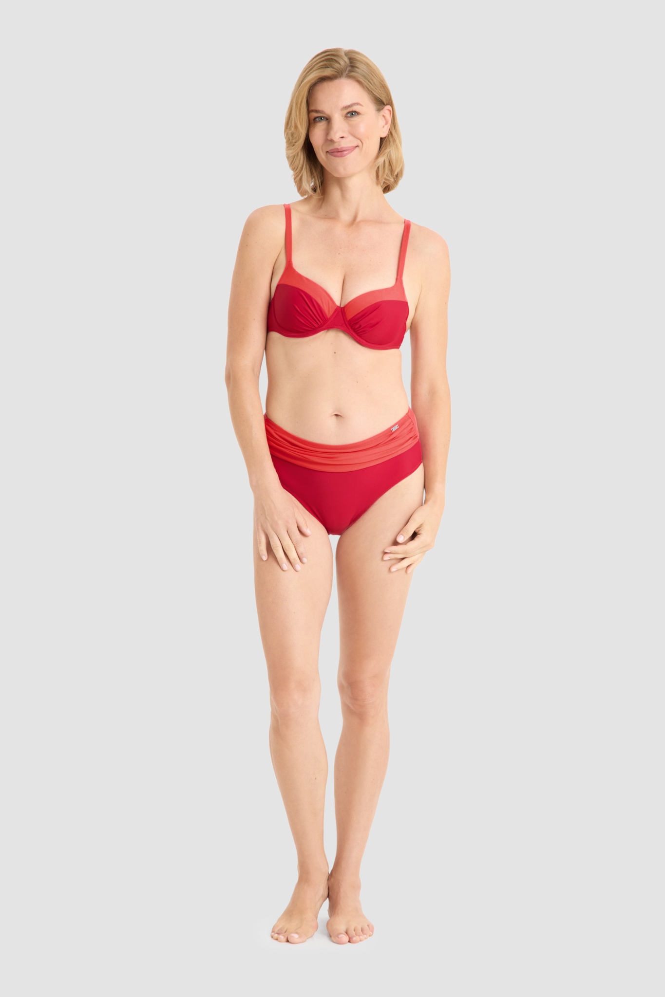 Rösch Bikini on model in Hot Red