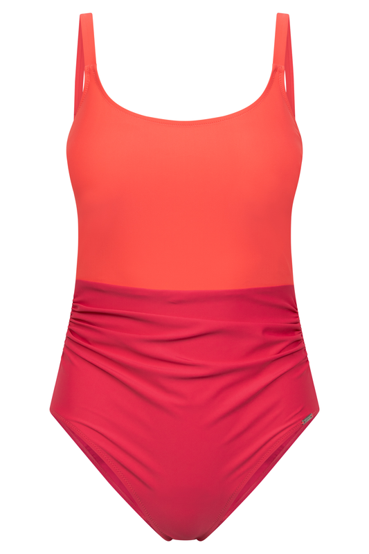 Rösch Swimsuit front view in Hot Red