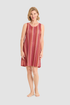 Rösch Beach Dress on model in Pink-Multicolor