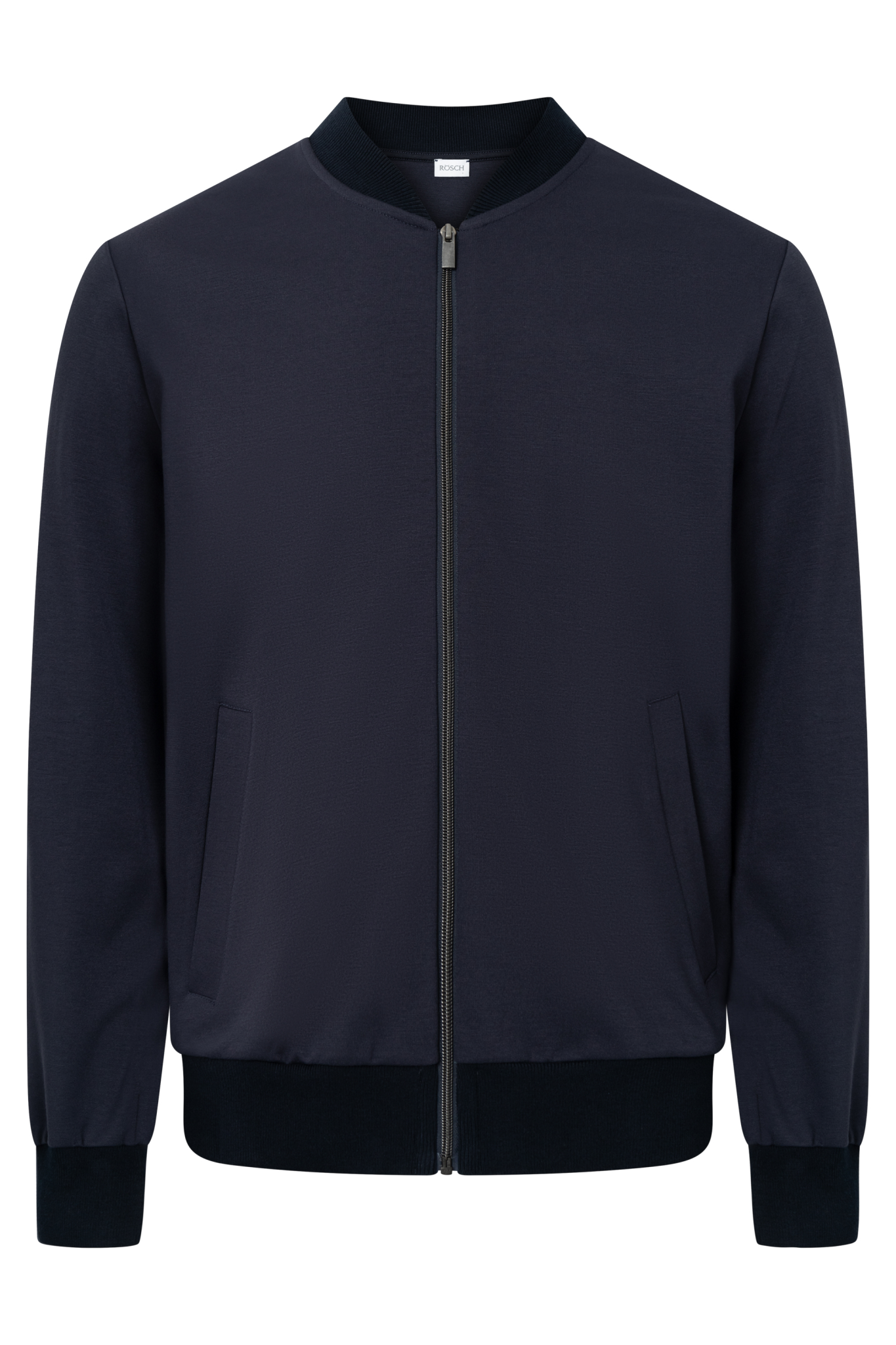 Rösch Lounge Jacket front view in Dark Blue