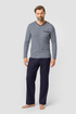 Rösch Pyjamas on model in Minimal blue