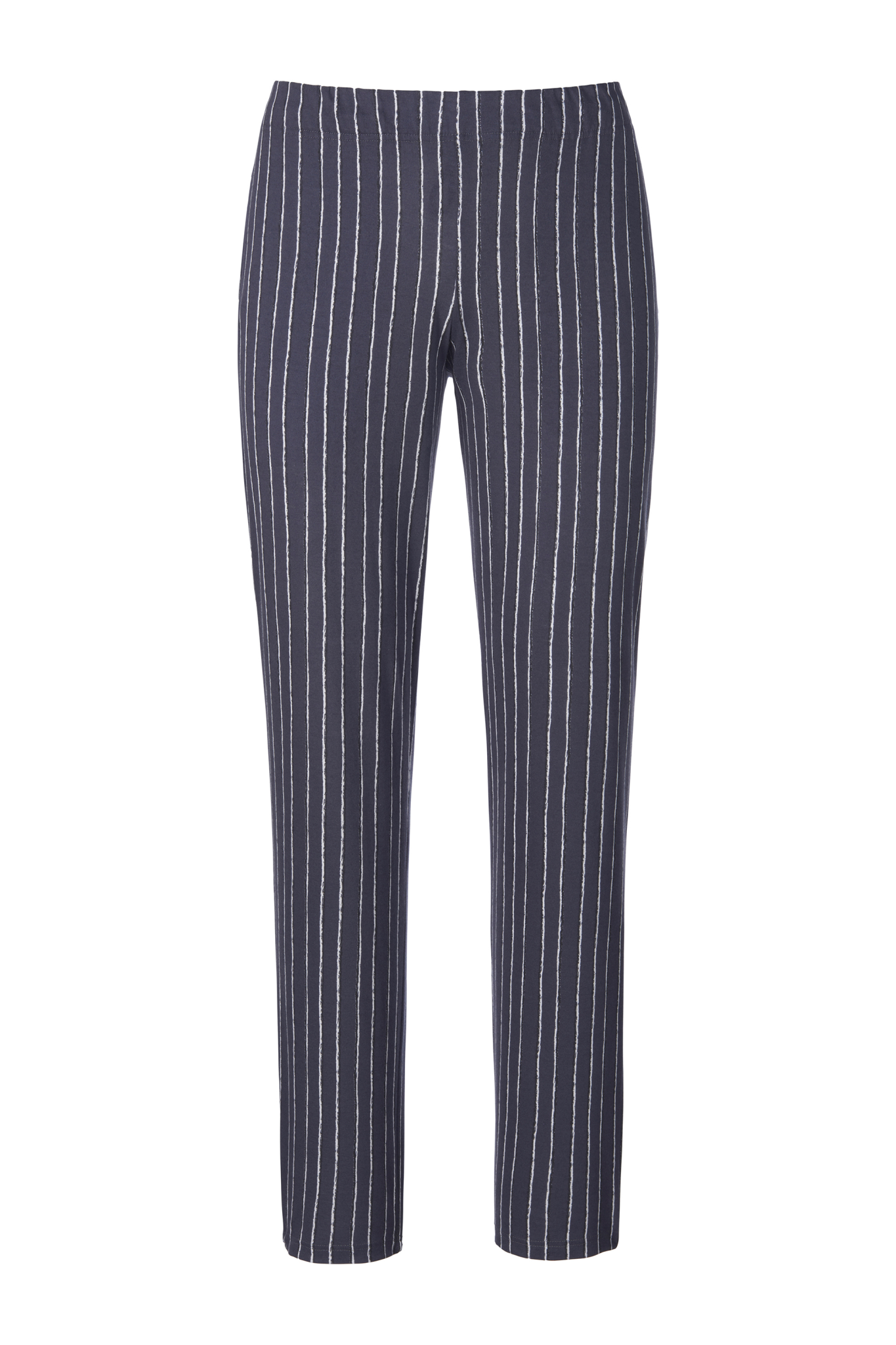 Rösch Lounge Pants front view in Stripe Grey