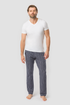 Rösch Lounge Top on model in Weiss