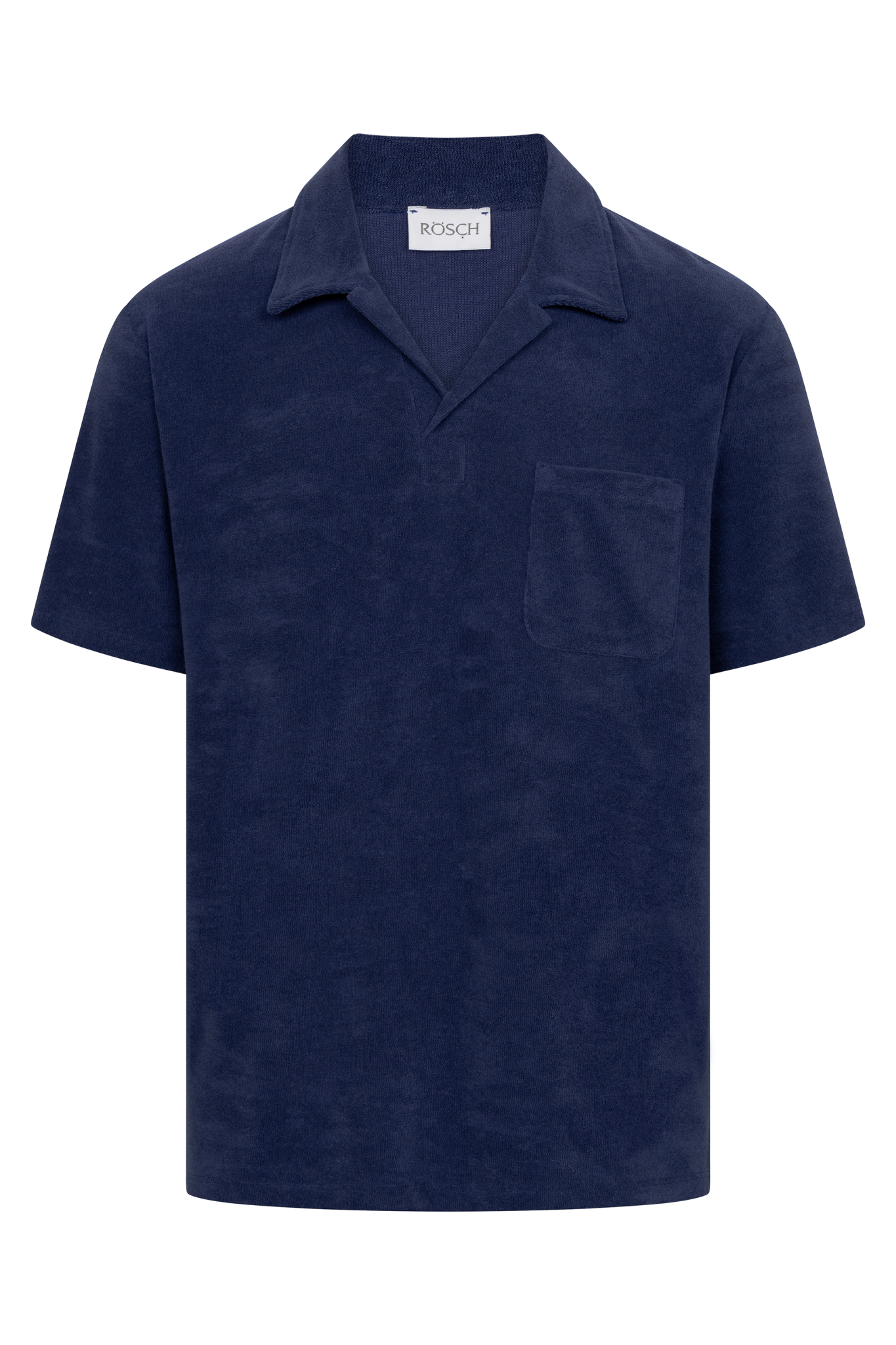 Rösch Lounge Top front view in Dark Blue