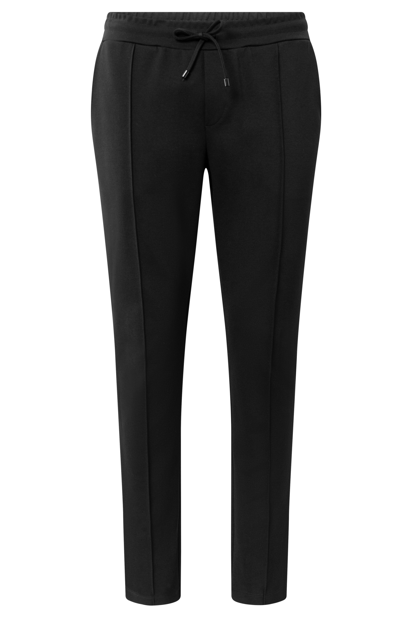 Rösch Lounge Pants front view in Jet Black
