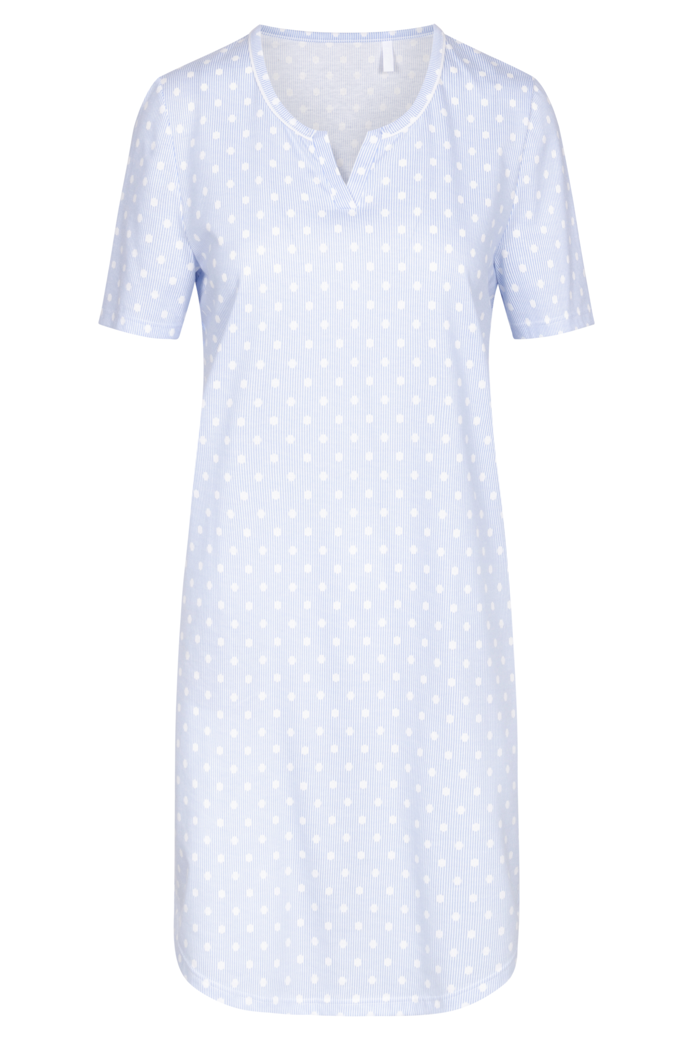 Rösch Nightgown front view in Skyblue