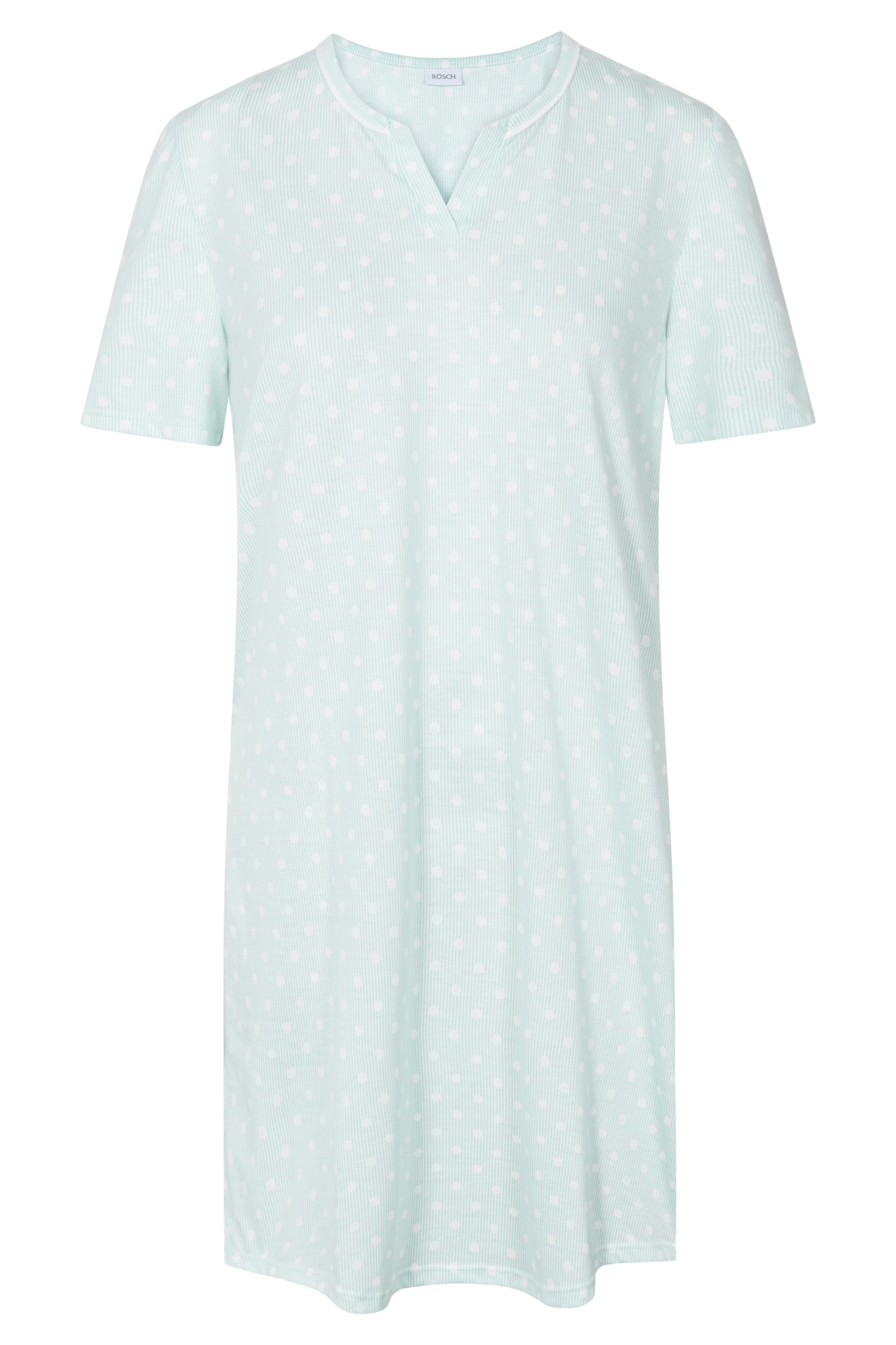 Rösch Nightgown front view in Cool Mint