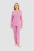 Rösch Pyjamas on model in Fuchsia
