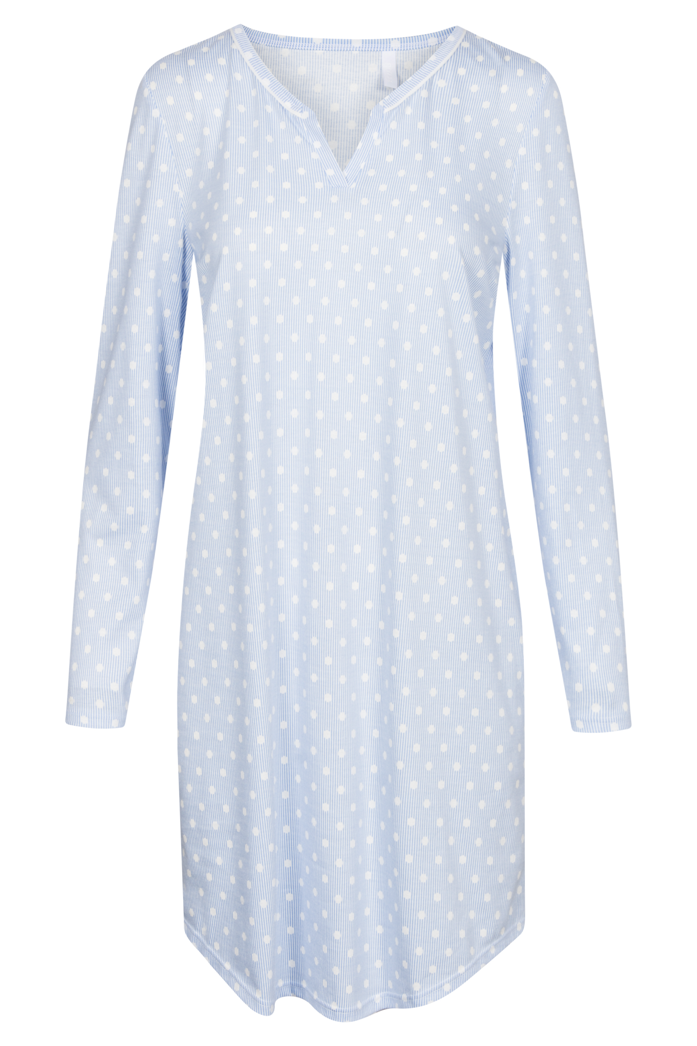 Rösch Nightgown front view in Skyblue