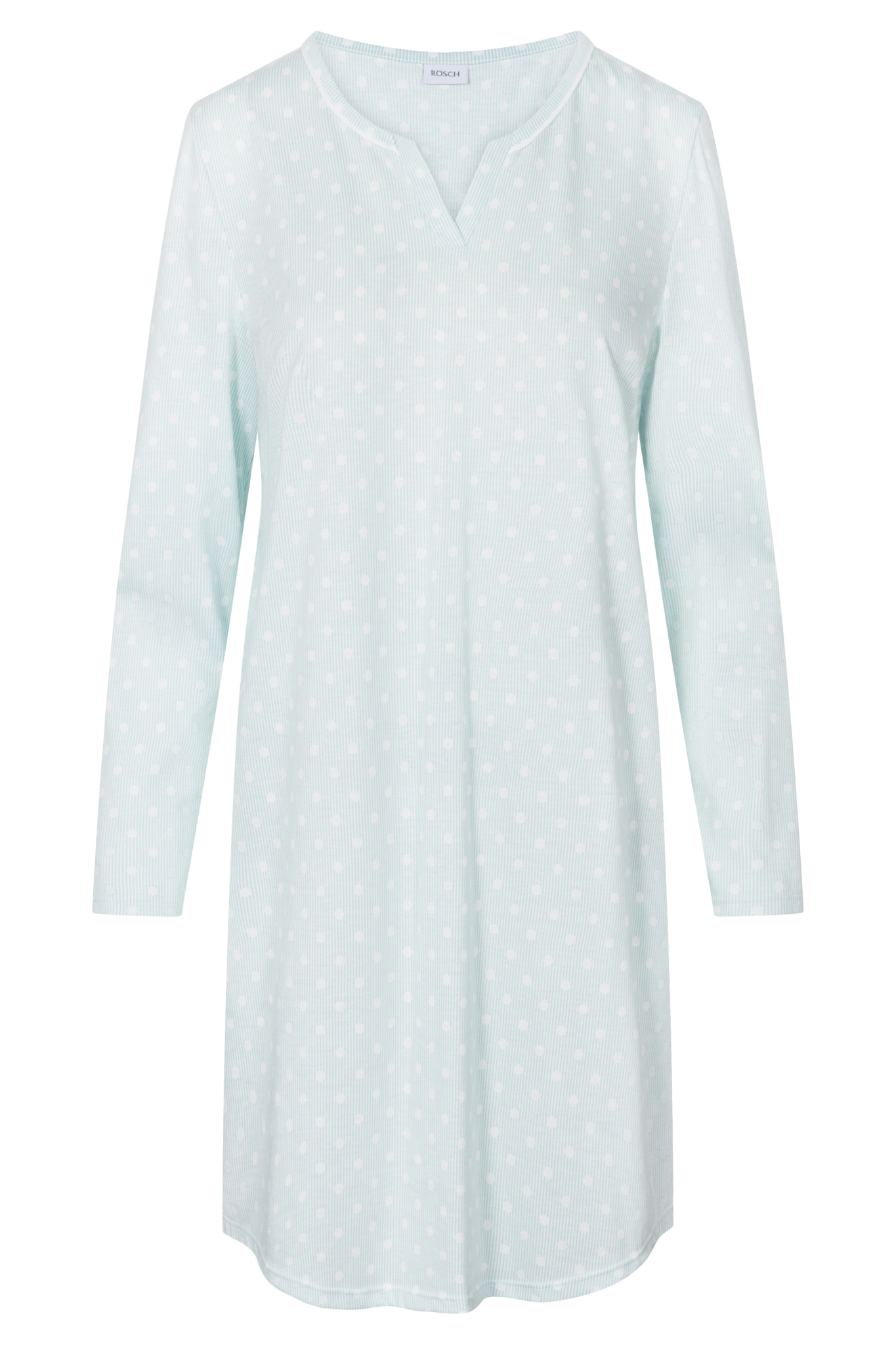 Rösch Nightgown front view in Cool Mint