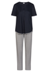 Rösch Pyjamas front view in Navy
