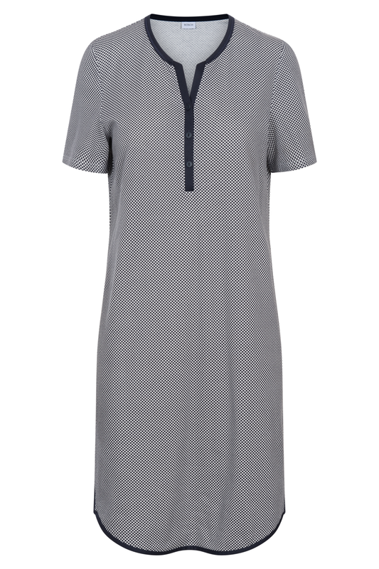 Rösch Nightgown front view in Navy