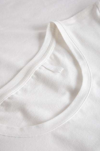 Rosch Shirt, 1/2 Sleeve, Round Neck Blue Move (1884202) White