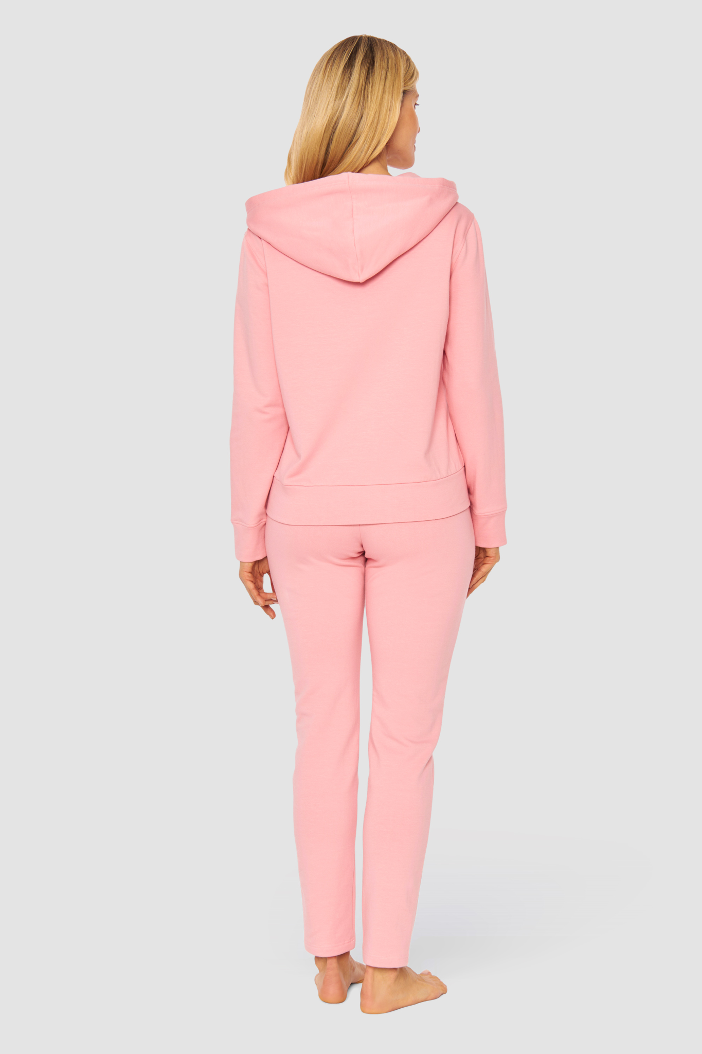 Rösch Lounge Jacket back view in Tearose