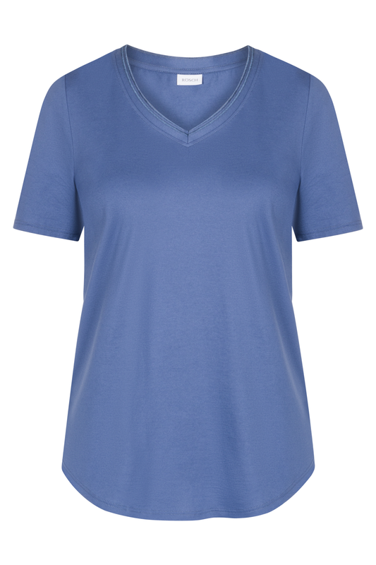 Rösch Lounge Top front view in Denim