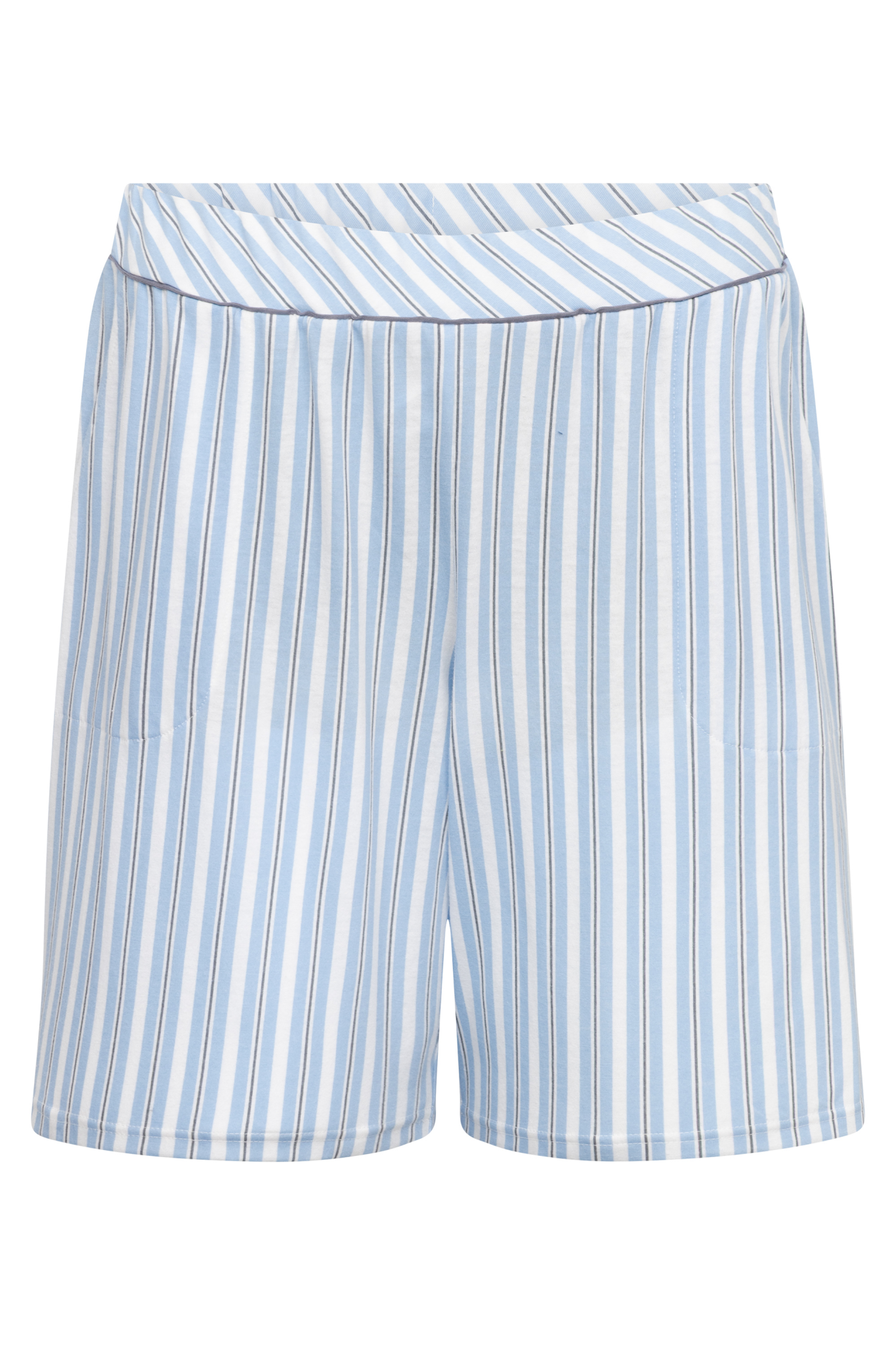 Rösch Lounge Pants front view in Denim Stripes