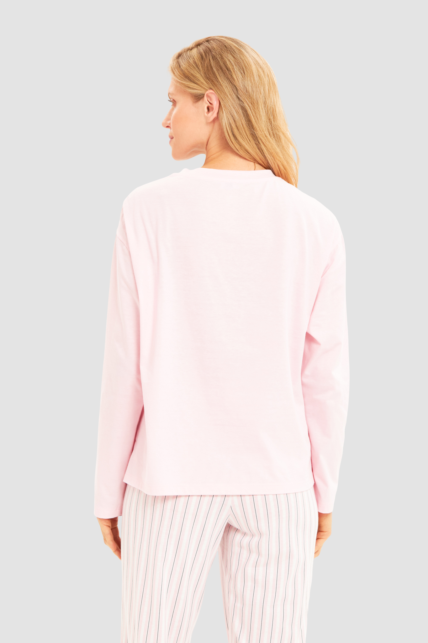 Rösch Lounge Top back view in Rose