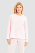 Rösch Lounge Top on model in Rose
