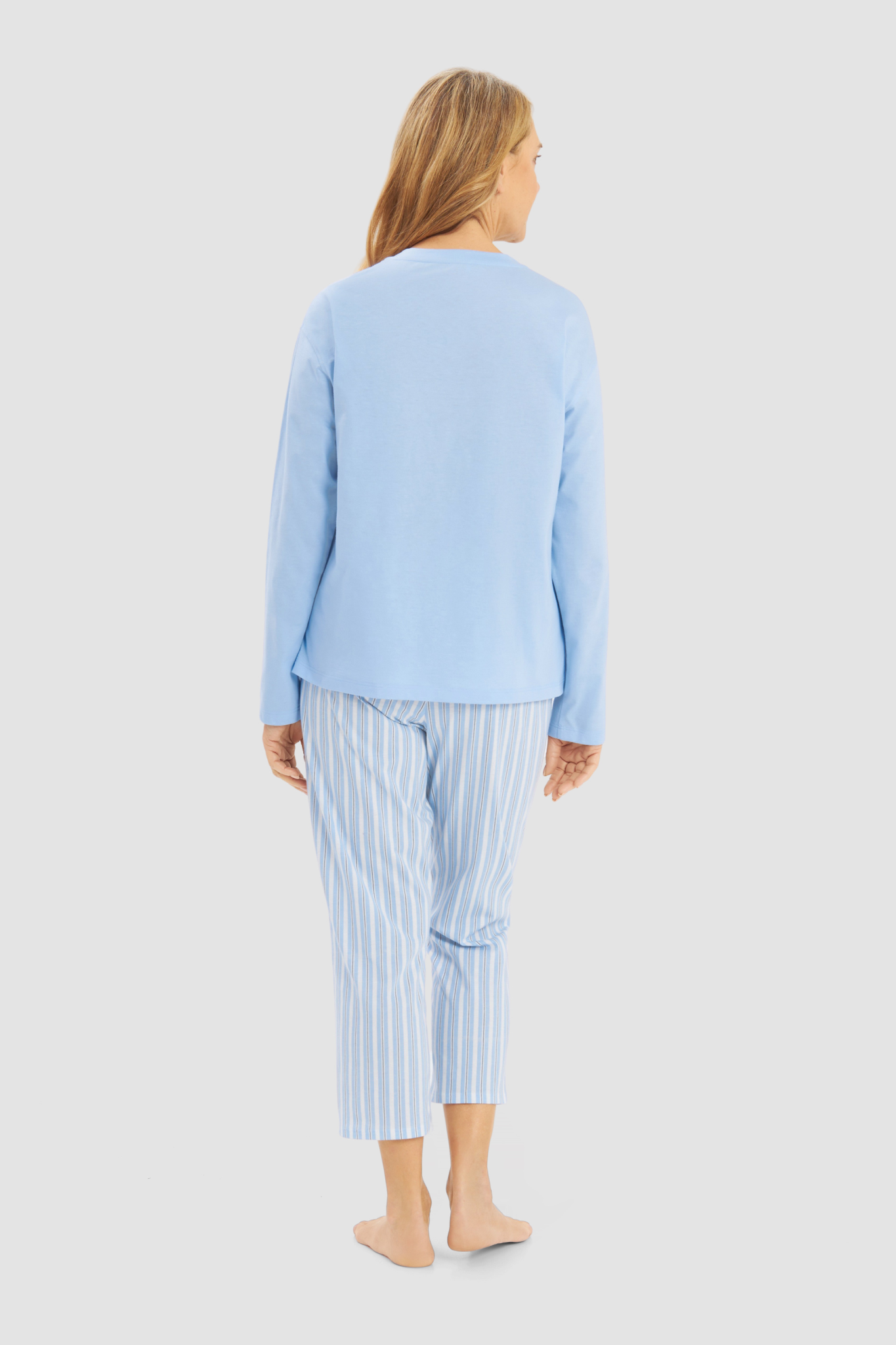 Rösch Lounge Top back view in Blue