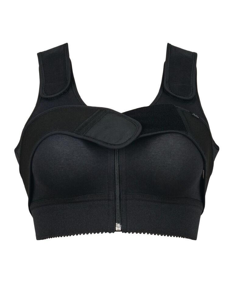 Anita Marbella Compr.Bra + Post-Op-Belt Front Closure (1095) Black