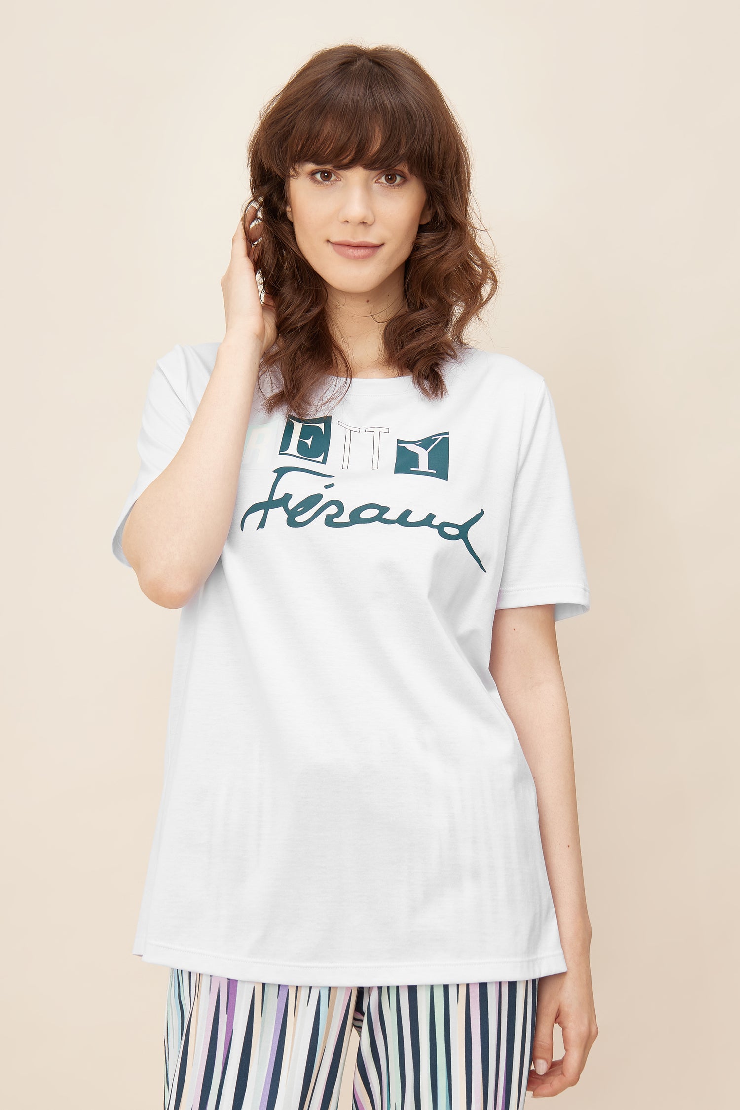 Feraud Shirt, 1/2 Sleeve, Round Neck Pretty Fer (3221033) Violett