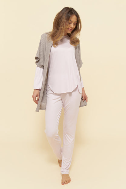 Feraud Jacket, Overcut, Round Neck Cashmere Kni (3221143) Heather Nature