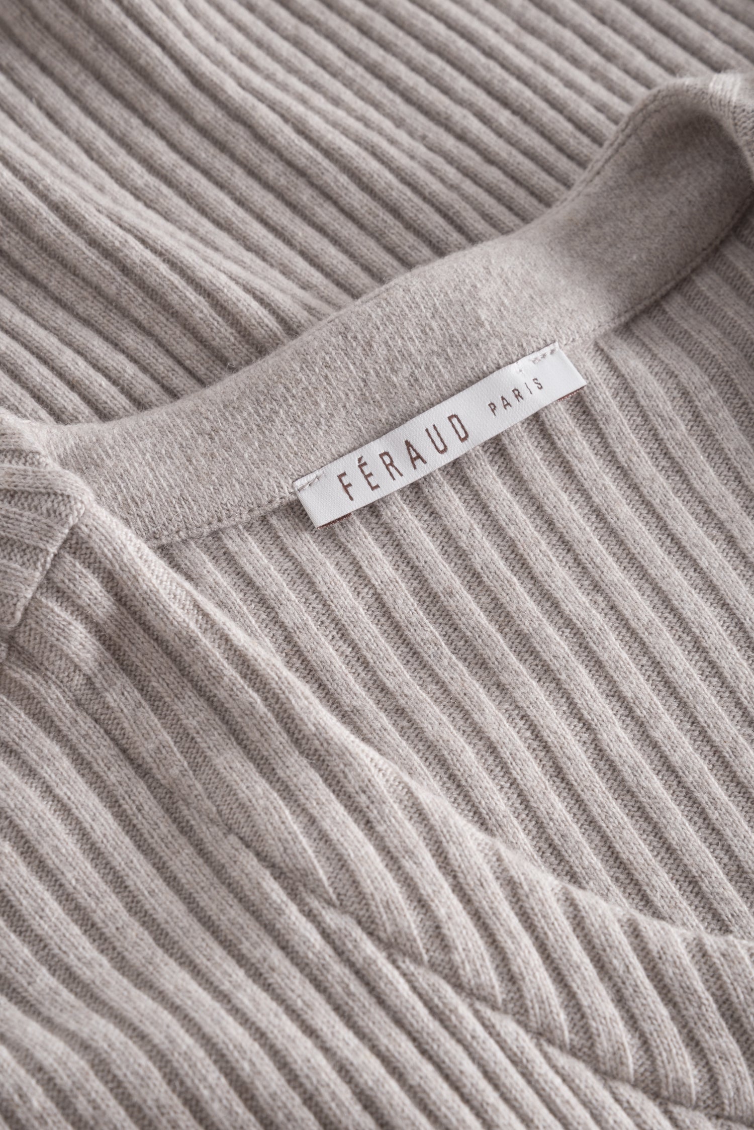 Feraud Jacket, Overcut, Round Neck Cashmere Kni (3221143) Heather Nature