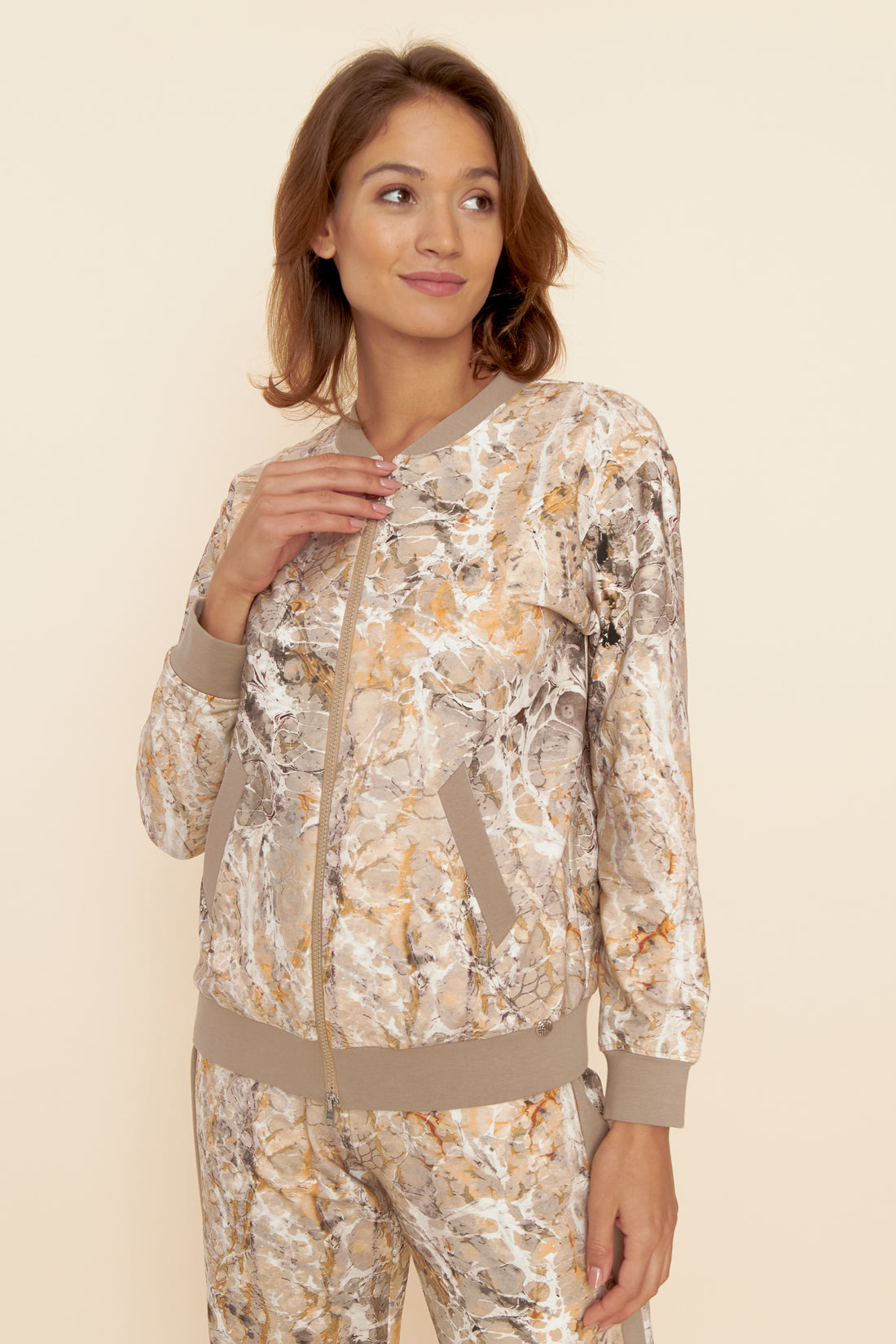 Feraud Jacket, 1/1 Sleeve, Zipper, Pockets Digi (3221147) Dynamic Print