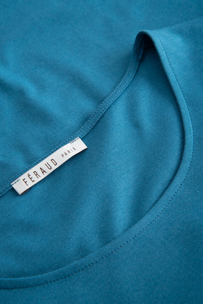 Feraud Pajama, 1/1 Sleeve, Pants 1/1, Round Neck Lo (3221172) Arctic Blue