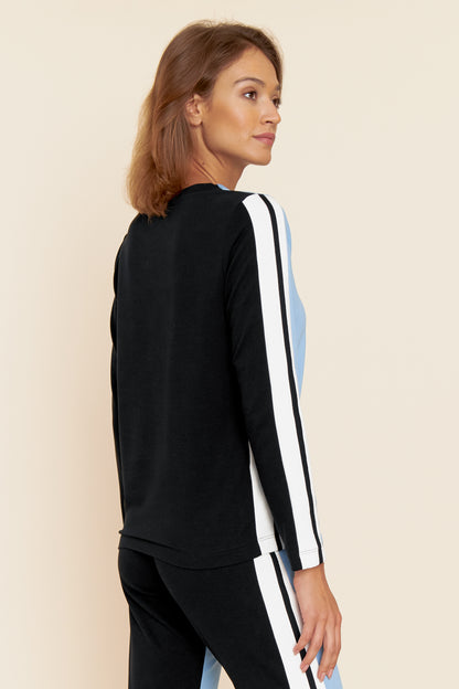 Feraud Sweatshirt, 1/1 Sleeve, Round Neck Moder (3221177) Colourmix Blue